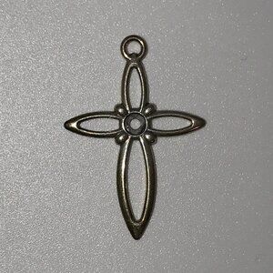 Sterling Silver Open Cross Pendant